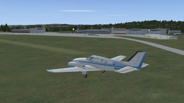 Screenshot 1 — Ensheim Airport Scenery