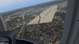 Screenshot 3 — Mountain View Airport Scenery