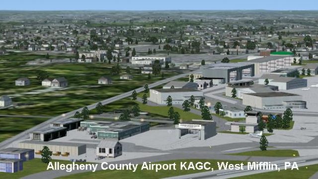 Screenshot 1 — Allegheny County Airport Scenery