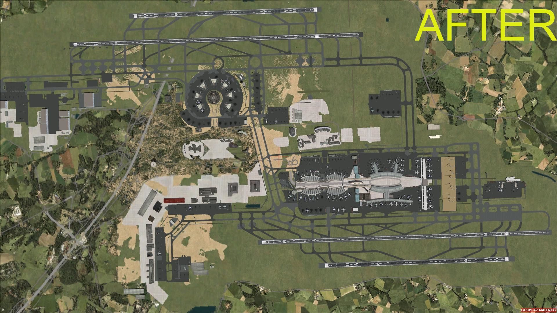 Lfpg Paris Charles de Gaulle Airport (CDG, LFPG) Scenery for FSX & P3D