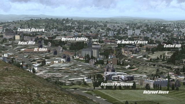 Screenshot 1 — Edinburgh X Scenery