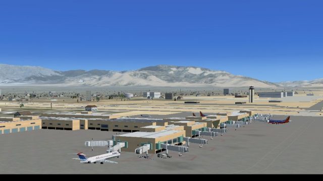 Screenshot 1 — Albuquerque International (KABQ) Scenery
