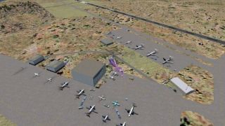 Screenshot 1 — Show Low Airport Scenery