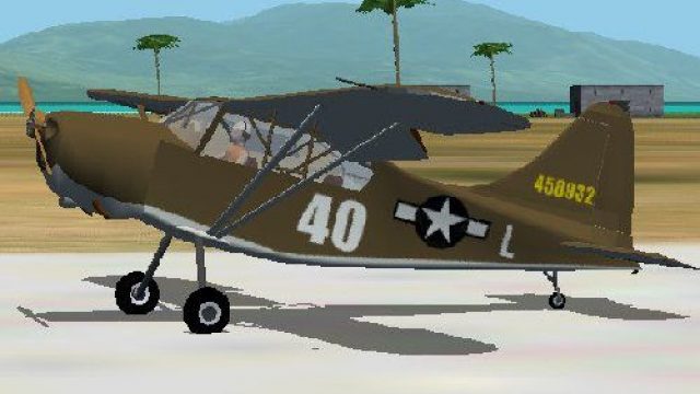Screenshot 1 — Stinson L-5B from the PTO of WWII