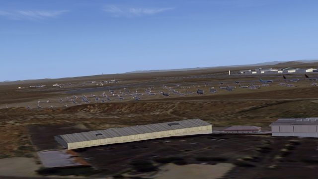 Screenshot 1 — Mojave Boneyard Scenery