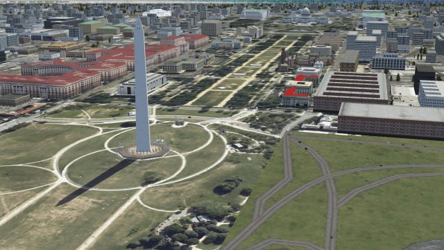 Screenshot 1 — WashDCX 1.0 Scenery