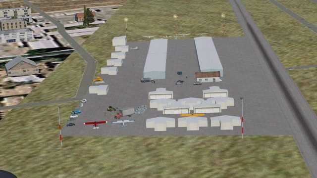 Screenshot 1 — La Cholla Airpark Scenery