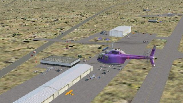 Screenshot 1 — Nogales International Airport Scenery
