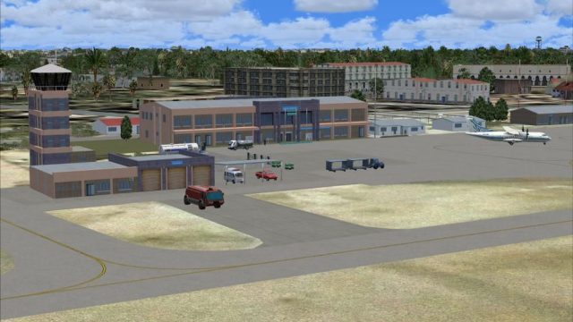 Screenshot 1 — Maun International Airport Scenery