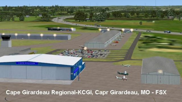 Screenshot 1 — Cape Girardeau Regional Airport Scenery