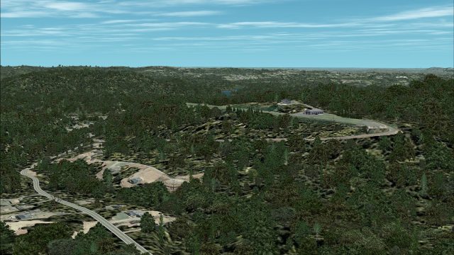 Screenshot 1 — Hill Top Airport Scenery
