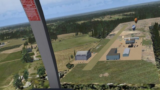 Screenshot 1 — Peach State Airport Scenery