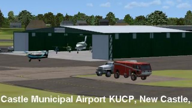 Screenshot 1 — New Castle Municipal Airport Scenery