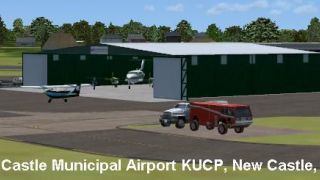 Screenshot 1 — New Castle Municipal Airport Scenery