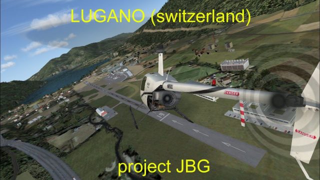Screenshot 1 — Lugano Airport Scenery