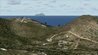 Screenshot 17 — St-Barthelemy Island Sloped Runway Scenery