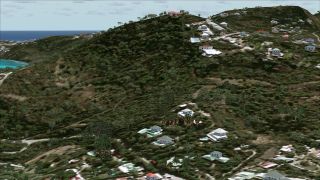 Screenshot 3 — St-Barthelemy Island Sloped Runway Scenery