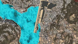 Screenshot 1 — Kai Tak Airport Scenery