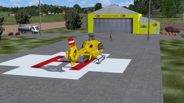 Screenshot 1 — LHBB Helibase Scenery
