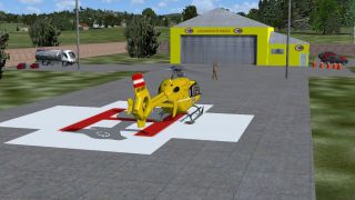 Screenshot 1 — LHBB Helibase Scenery
