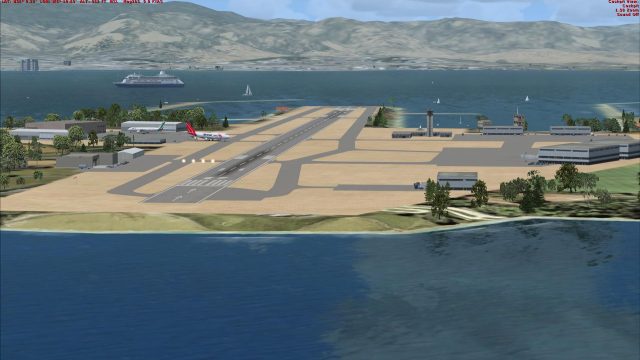 Screenshot 1 — Gibraltar (LXGB) Scenery