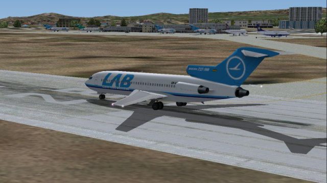 Screenshot 1 — Boeing 727-100, Lloyd Aero Boliviana