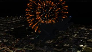 Screenshot 3 — Canada Day Fireworks Project Scenery
