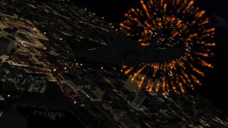 Screenshot 2 — Canada Day Fireworks Project Scenery