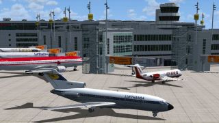 Screenshot 1 — Duesseldorf EDDL Scenery Pack