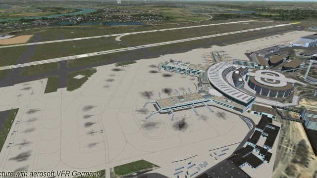 Screenshot 1 — Duesseldorf EDDL Scenery Patch