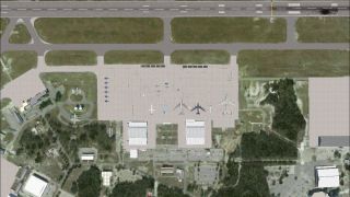 Screenshot 1 — Blue Angels Homecoming Airshow Scenery
