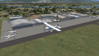 Screenshot 1 — Tokushima Airport Scenery