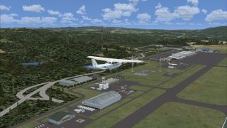 Screenshot 1 — Hiroshima Airport Scenery