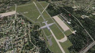 Screenshot 1 — Michigan Military Airports Scenery