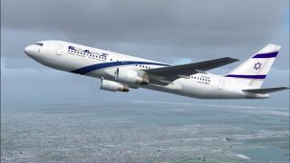Screenshot 2 — EL AL Boeing 767 Photoreal fleet package