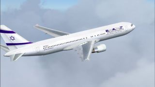 Screenshot 7 — EL AL Boeing 767 Photoreal fleet package