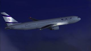 Screenshot 9 — EL AL Boeing 767 Photoreal fleet package
