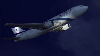 Screenshot 8 — EL AL Boeing 767 Photoreal fleet package