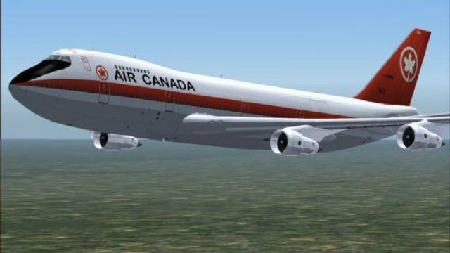 Screenshot 1 — Air Canada Boeing 747-200