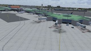 Screenshot 4 — New Orleans International Airport Scenery