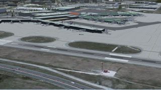 Screenshot 2 — New Orleans International Airport Scenery