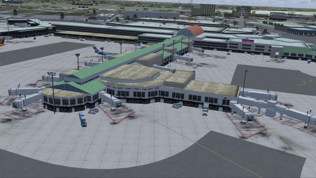 Screenshot 1 — New Orleans International Airport Scenery