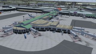 Screenshot 1 — New Orleans International Airport Scenery