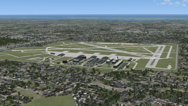 Screenshot 1 — Mitchel AFB Scenery Update 3