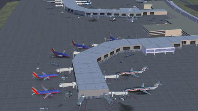 Screenshot 1 — Tucson Arizona International Airport Scenery