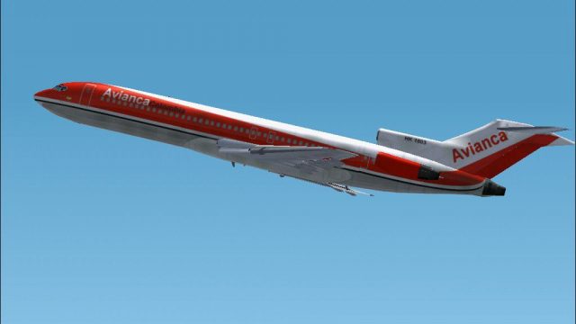 Screenshot 1 — Boeing 727-200, Avianca