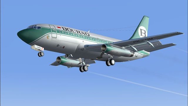Screenshot 1 — Bouraq Boeing 737-200
