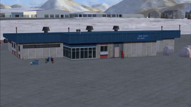 Screenshot 1 — Adak Airport Alaska Scenery