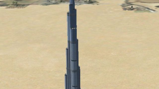 Screenshot 1 — Burj Dubai Scenery