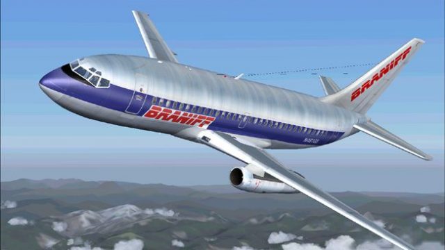 Screenshot 1 — Braniff Boeing 737-200